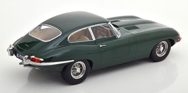 KKDC180433 KK Scale 1:18 Jaguar E-type Coupe Series 1 RHD 1961 British Racing Green/Cream Interior