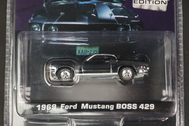 GL51371 GreenLight Ford Mustang BOSS 429 1969 Silver Chrome model car