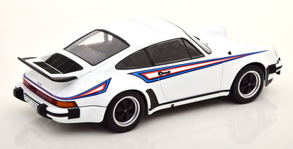 KKDC180572 KK scale 1:18 Porsche 911 930 3.0 Turbo 1976 White MARTINI