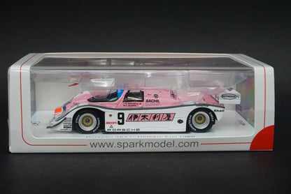 1:43 SPARK SJ082 Porsche 962 C #9 1000km FUJI 1989 model car