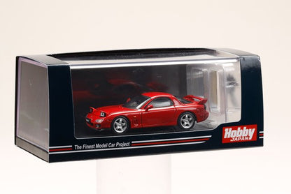 HJ642007FR Hobby JAPAN 1:64 Mazda RX-7 (FD3S) TYPE RS Vintage Red with engine display model