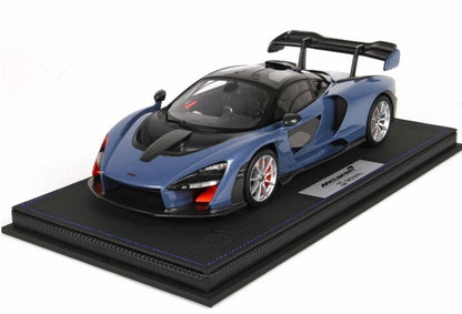 P18149A BBR 1:18 McLaren Senna Salon De L'fAuto Geneve 2018 Victory Gray