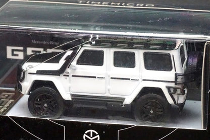 TM Time Micro 1:64 Mercedes Benz BRABUS G550 White with Accessories model car