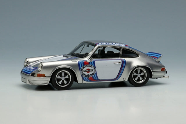 VM009R MakeUp VISION 1:43 Porsche 911 Carrera RS 2.7 1973 Silver/MARTINI