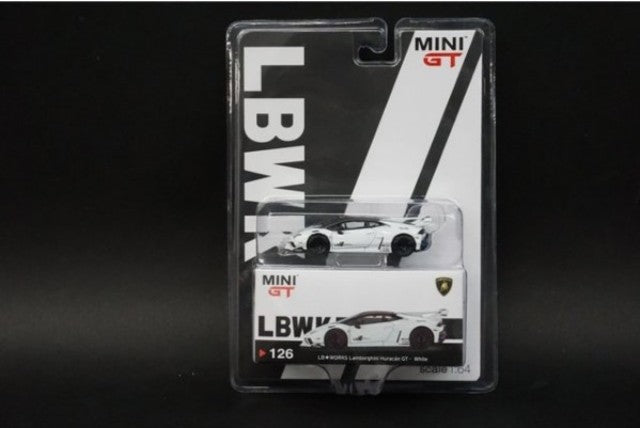 1:64 MINI-GT MC60-WH LBWK Limited LB Silhouette Works GT Huracan