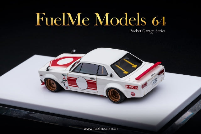 FM64006PG-02 Fuelme Models 1:64 Nissan Hakosuka KPGC10 CHARASUKA WORKS Racing Ver.