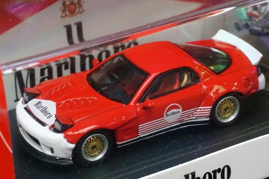 TM Time Micro 1:64 Mazda RX-7 Marlboro with Engine model car