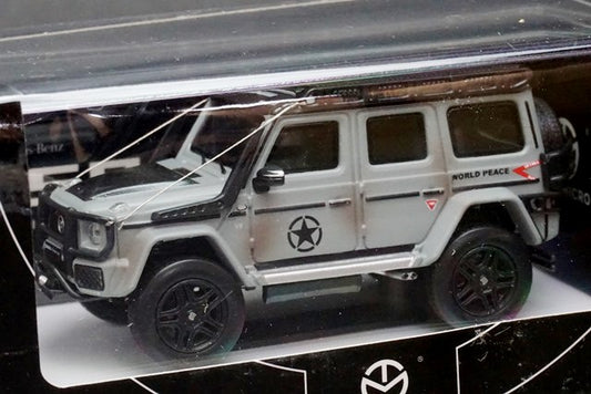 TM Time Micro 1:64 Mercedes Benz G550 Zero Grey Stars with Accessories model car