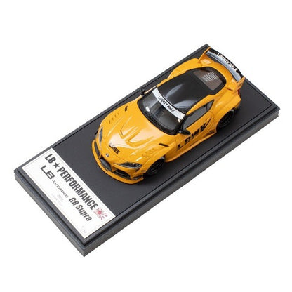 LB013CSP MakeUp EIDOLON 1:43 LBWK LB-WORKS Toyota GR Supra Lighting Yellow LBWK Limited