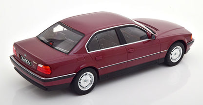 KKDC180364 KK scale 1:18 BMW 740i E38 1.series 1994 Dark Red Metallic