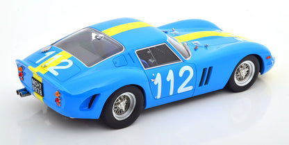 KKDC180733 KK scale 1:18 Ferrari 250 GTO 1964 No.112 Targa Florio Light Blue/Yellow