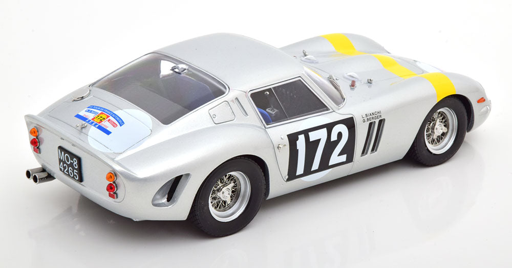 KKDC180734 KK scale 1:18 Ferrari 250 GTO 1964 No.172 Winner Tour de France Silver/Yellow