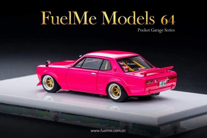 FM64006PG-05 Fuelme Models 1:64 Nissan Hakosuka KPGC10 CHARASUKA WORKS Pearl Pink