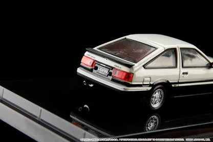 HJ641037AWK Hobby JAPAN 1:64 Toyota Corolla Levin AE86 3door GT APEX White / Black Two Tone