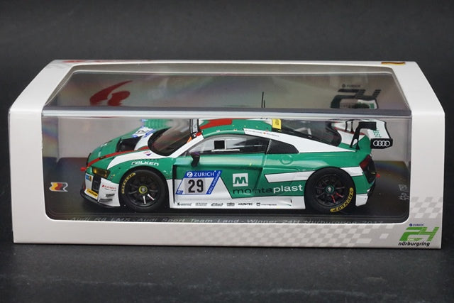 1:43 SPARK SG297 Audi R8 LMS Audi Sport Team Land Nurburgring 24h winner 2017 #29