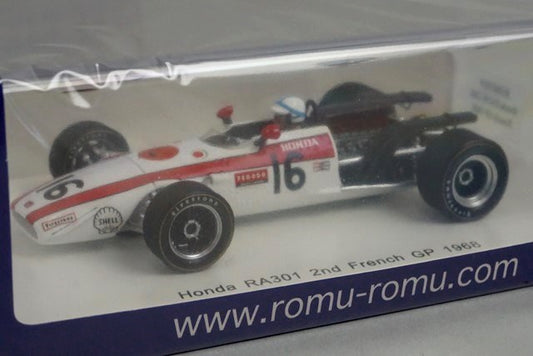 1:43 SPARK ROMU029 Honda RA301 French GP 1968 #16 John Surtees model car