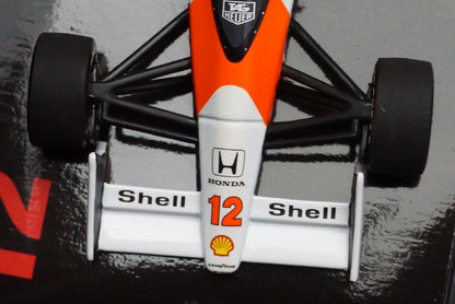 1:43 MINICHAMPS Mc-ES-1622-07 McLaren 1988 Mercedes MP4/4 #12 A.Senna model car