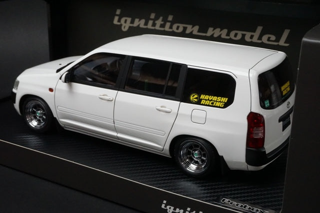 1:18 ignition model IG1644 Toyota Probox GL NCP51V White Hayashi-Wheel