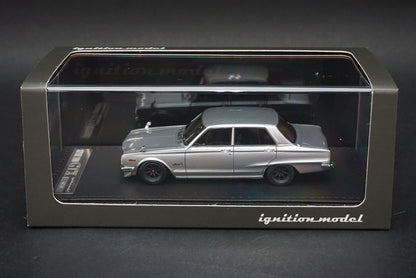 1:43 ignition model IG0631 Nissan Skyline 2000GT-X GC10 Silver model car