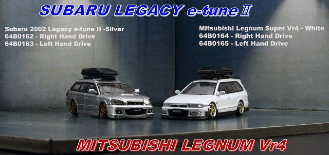 64B0165 BM CREATIONS 1:64 Mitsubishi Legnum Vr4 White LHD