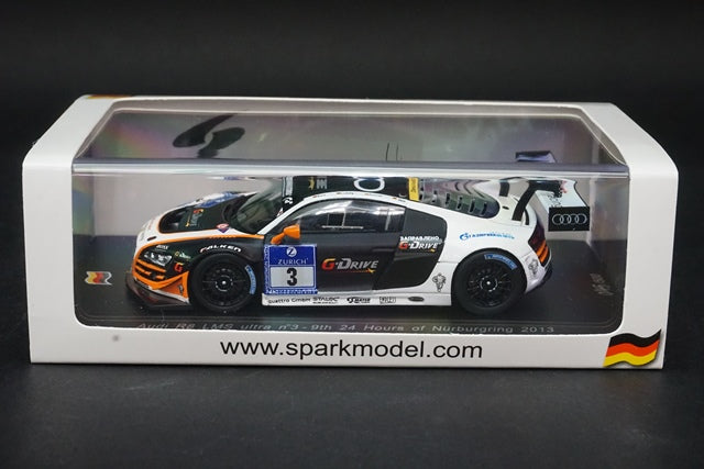 1:43 SPARK SG082 Audi R8 LMS ultra Nurburgring 24h 2013 #3 model car