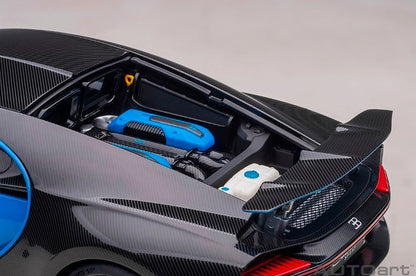 70997 AUTOart 1:18 Bugatti Chiron Sports 2019 French Blue / Carbon Black