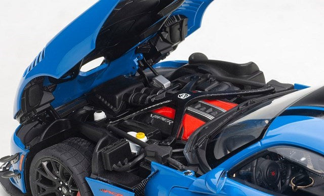 71734 AUTOart 1:18 Dodge Viper ACR Blue / Black Stripe model cars