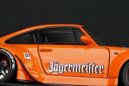 1:43 ignition model IG2173 RWB 993 Orange Jaegermeister model car