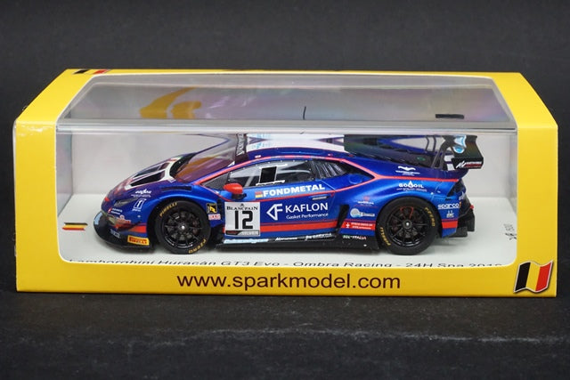 1:43 SPARK SB314 Lamborghini Huracan GT3 EVO Ombra Racing SPA 24h 2019 #12