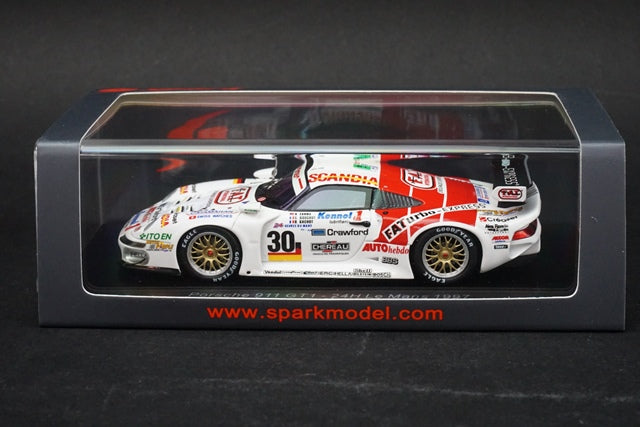 1:43 SPARK S5607 Porsche 911 GT1 Le Mans 24h 1997 #30 model car