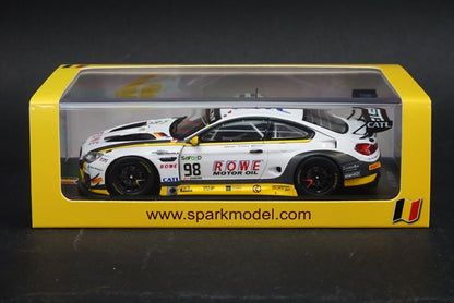 1:43 SPARK SB176 BMW M6 GT3 ROWE Racing SPA 24h 2017 #98 model car