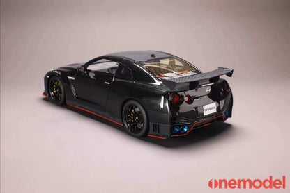 21C03-05 onemodel 1:18 Nissan 2020 GT-R NISMO Jet Black Pearl (Acrylic case included)