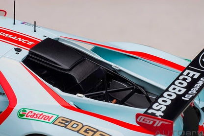 81913 AUTOart 1:18 Ford GT 2019 #69 24H Le Mans LMGTE Pro class Light Blue/Red