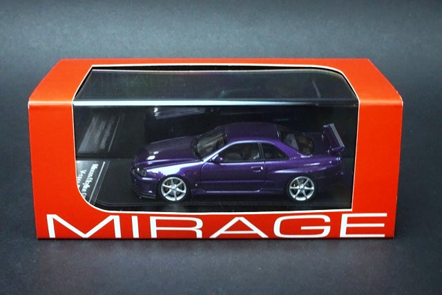 1:43 HPI 8381 MIRAGE Nissan Skyline GT-R V-spec R34 Midnight Purple III