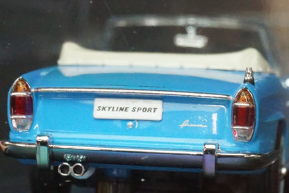 1:43 KYOSHO K03232BL Prince Skyline Sport Convertible (R21B) Ischia Blue