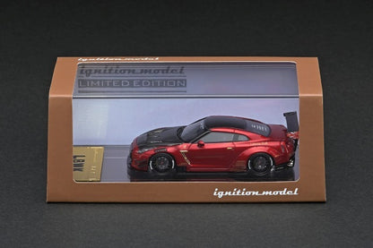 IG2799 ignition model LBWK limited 1:64 Nissan LB-WORKS GT-R R35 type 2 Red With Engine original package