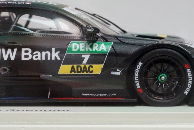 1:43 SPARK SG630 BMW Bank M4 DTM BMW TEAM RBM Hockenheim B.Spengler 2018 #7