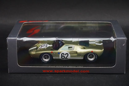 1:43 SPARK S5179 Ford GT40 Le Mans 1967 #62