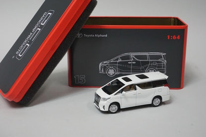 KS004-15 GCD 1:64 Toyota Alphard White LHD