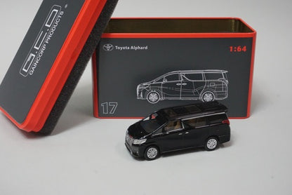 KS004-17 GCD 1:64 Toyota Alphard Black LHD