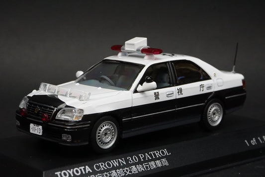 1:43 RAI'S H7430303 Toyota Crown 3.0 2003 Metropolitan Police Department Traffic Enforcement Division Vehicle