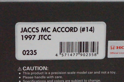 1:43 ignition model IG0235 JACCS MC Accord JTCC 1997 #14