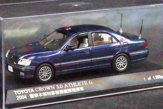 1:43 RAI'S H7430405 Toyota Crown Athlete G 2004 Police Headquarters Criminal Investigation Division