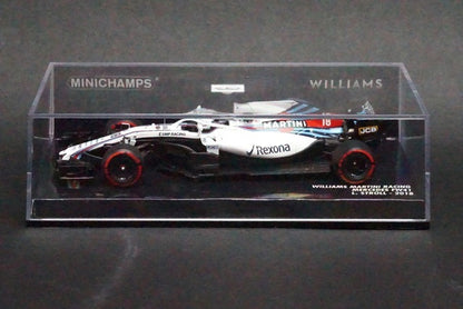 1:43 MINICHAMPS 417180018 Williams MARTINI Racing Mercedes FW41 2018 #18 L.Stroll