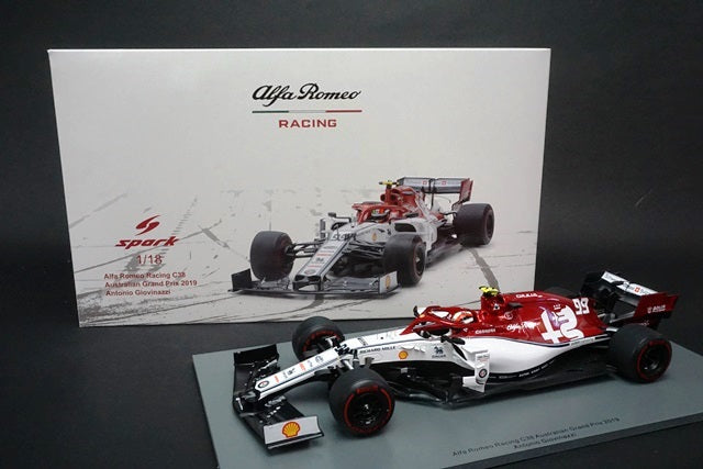 1:18 SPARK 18S453 Alfa Romeo Racing C38 Australian GP 2019 #99 A.Giovinazzi