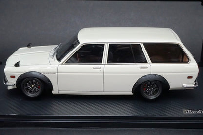 1:18 ignition model IG2220 Datsun Bluebird (510) Wagon White