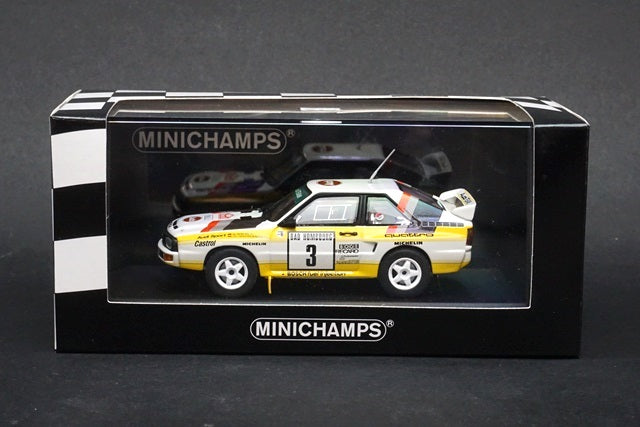 1:43 MINICHAMPS 400851203 Audi SPORT Quattro Monte Carlo 1985 #3