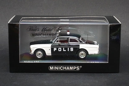 1:43 MINICHAMPS 430171090 Volvo 121 Amazon Police Car