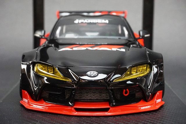 1:18 ignition model IG2199 Pandem Toyota Supra A90 Black/Red