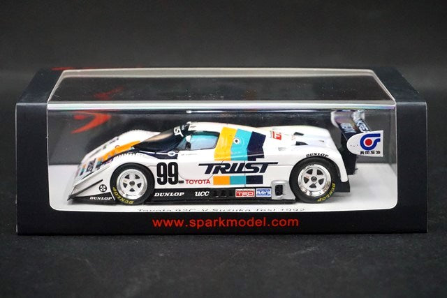 1:43 SPARK S6253 Toyota 92C-V Suzuka Test 1992 #99 G.Fouche-S.Andskar